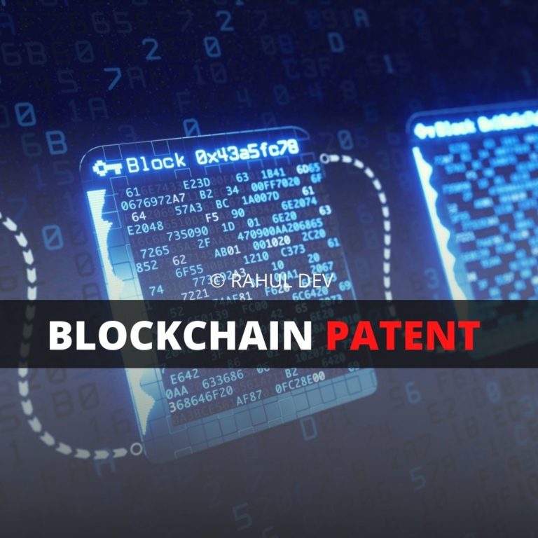 ptents on blockchain