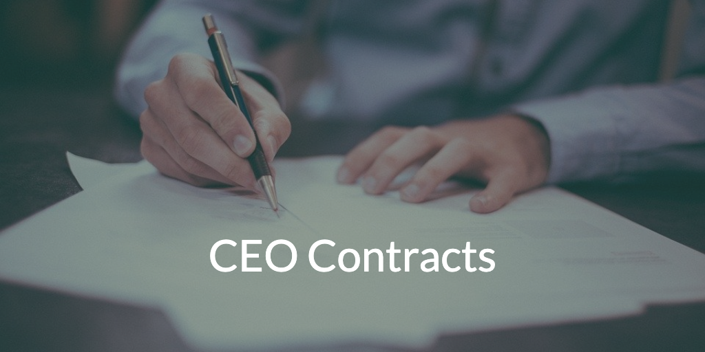 drafting CEO agreement