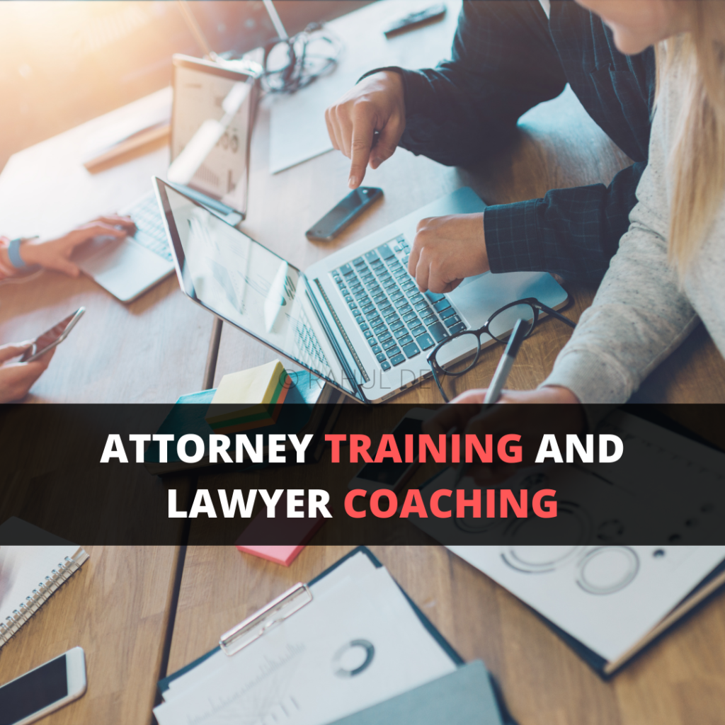 Attorney Coaching and Certified Training Programs Virtual
