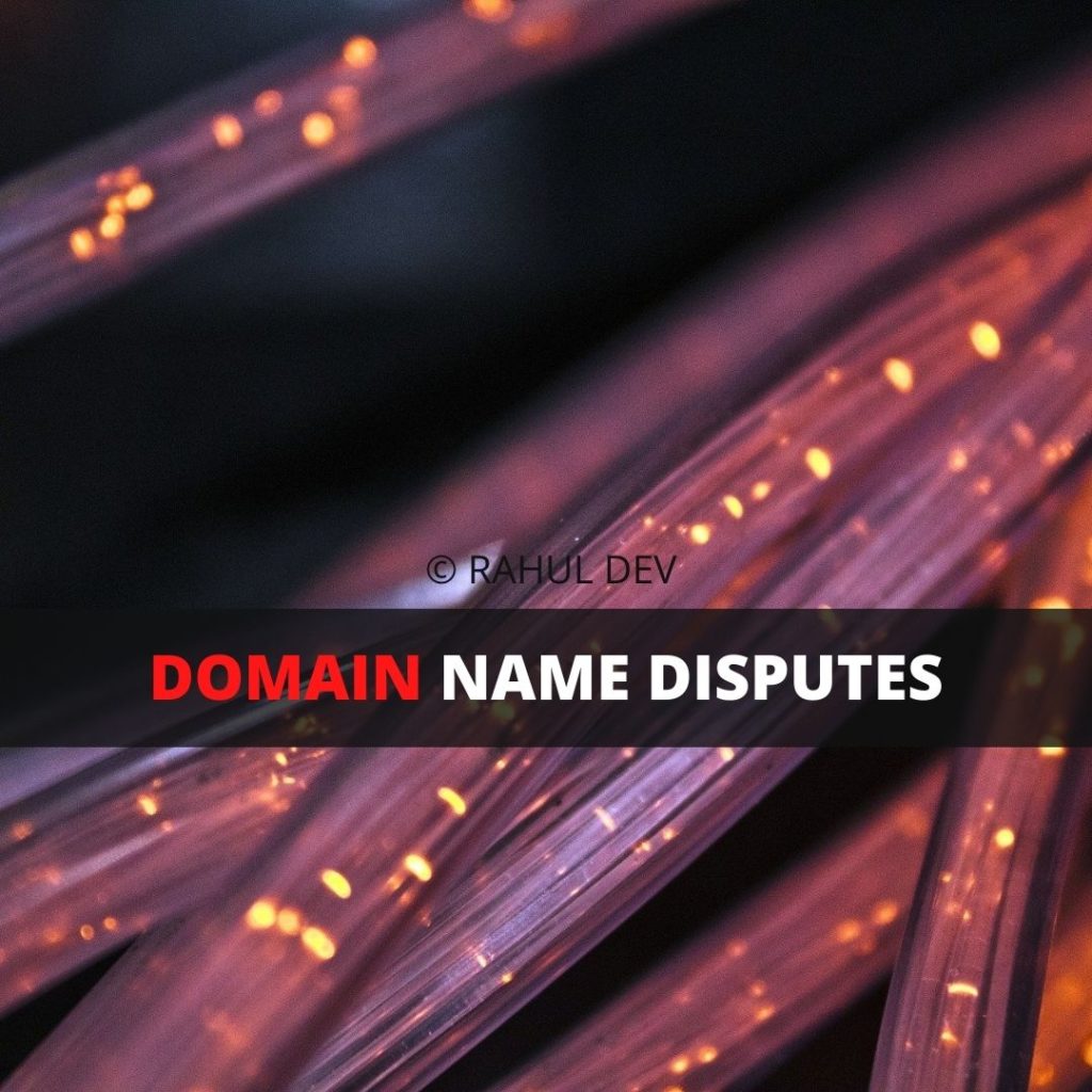 Domain name disputes