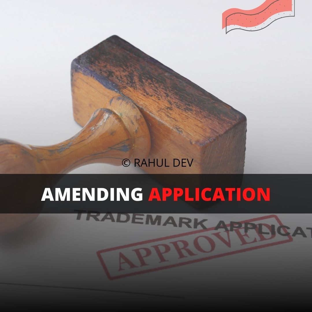 Amendment of Trademark Application in India